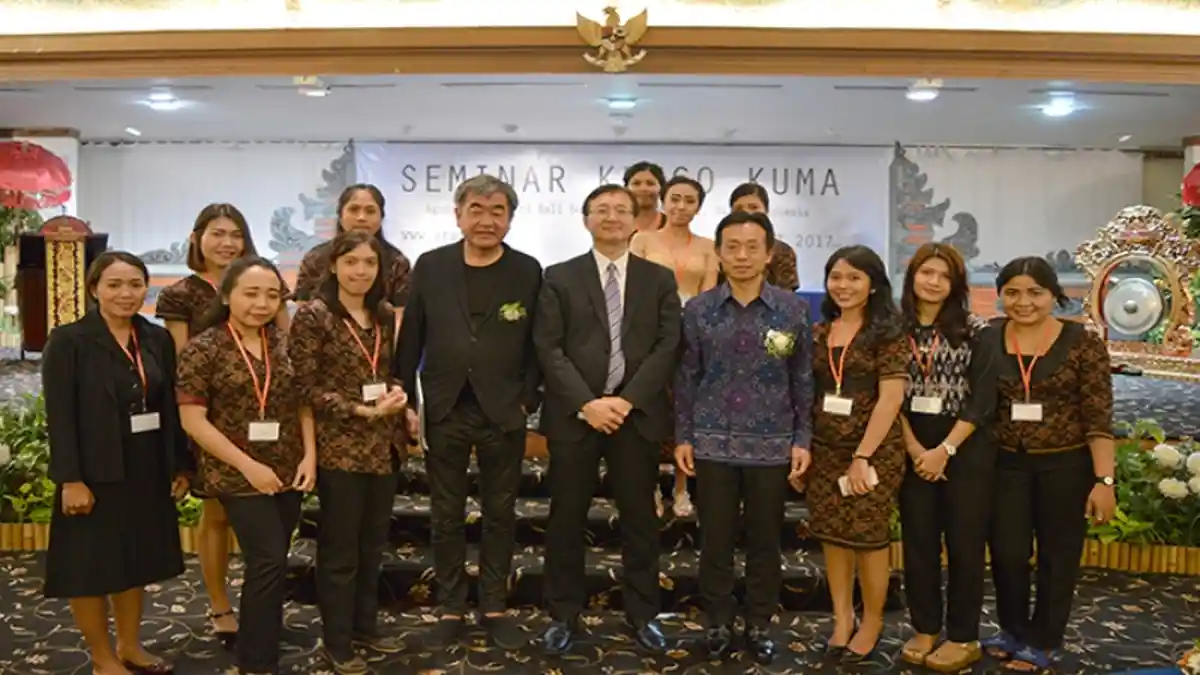 Master Arsitek Jepang Kengo Kuma Akui Arsitek Muda Indonesia Pintar-pintar