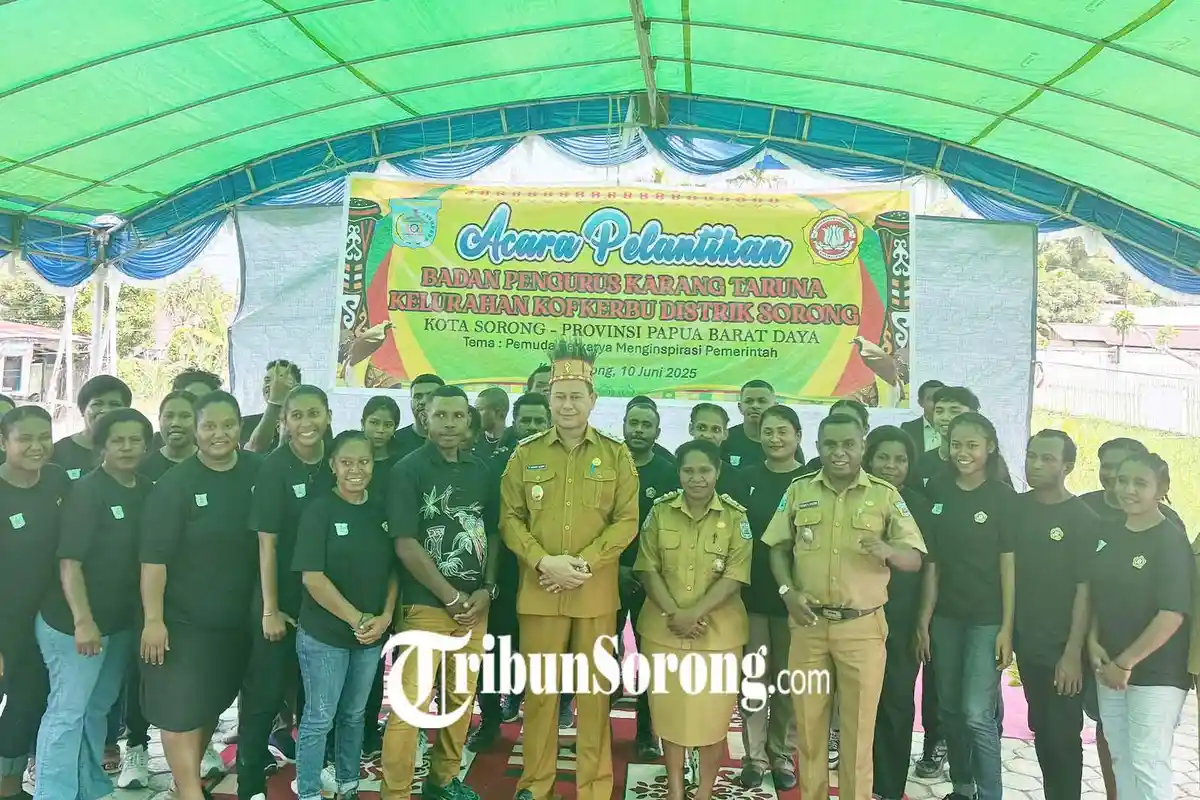 Pengurus Karang Taruna Kofkerbu Resmi Dilantik, Anshar Karim: Jadilah Agen Perubahan