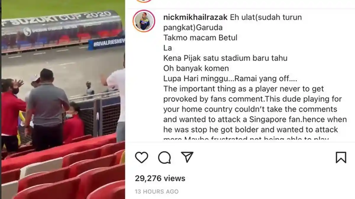 Indra Sjafri Angkat Bicara Soal Dugaan Rasialis Suporter Singapura ke Pemain Timnas Indonesia