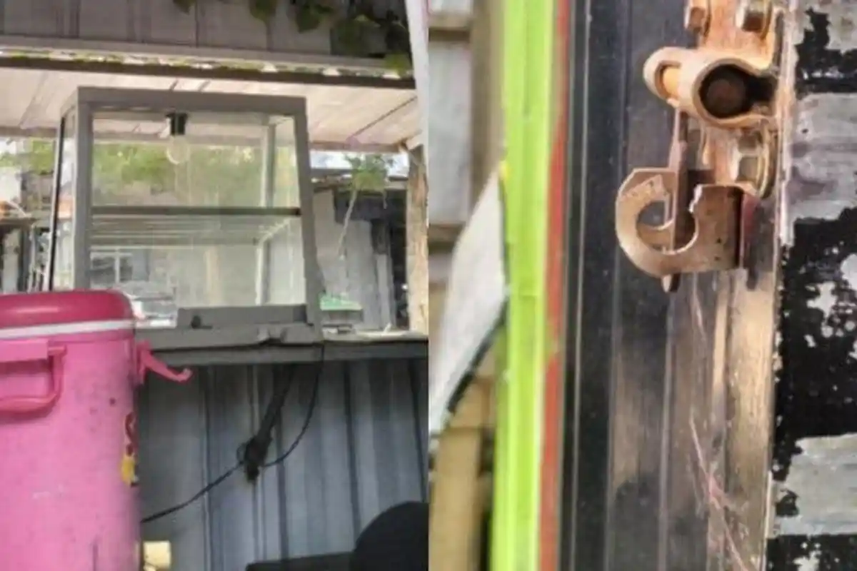 2 Gerai Box di Kelurahan Lamokato Kolaka Dibobol Maling, Alat Press Minuman hingga Tabung Gas Dicuri