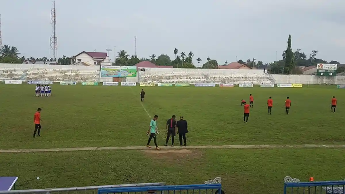 Babak Pertama, Persidi Idi Aceh Timur Vs PSLS Lhokseumawe 0-0, Banjir Kartu Kuning