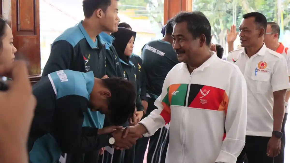 Pemko Binjai Lepas 54 Atlet dan 11 Pelatih yang Ikuti PON XXI Aceh-Sumut