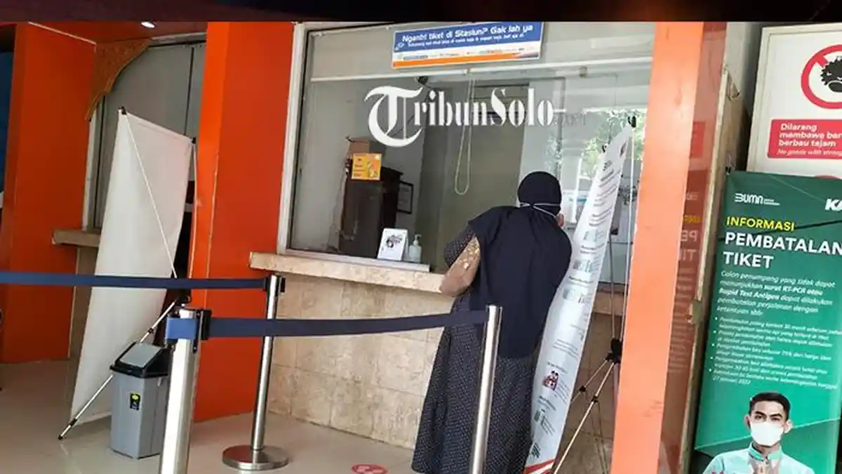 Arus Balik Lebaran 2022, Tiket Keberangkatan Kereta Api di Stasiun Sragen Full Booked hingga Minggu