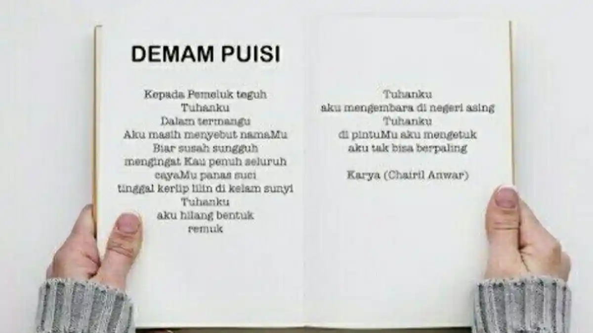 Pengertian Puisi Lengkap dengan Ciri-ciri Puisi, Jenis-jenis Puisi dan Unsur-unsur Puisi