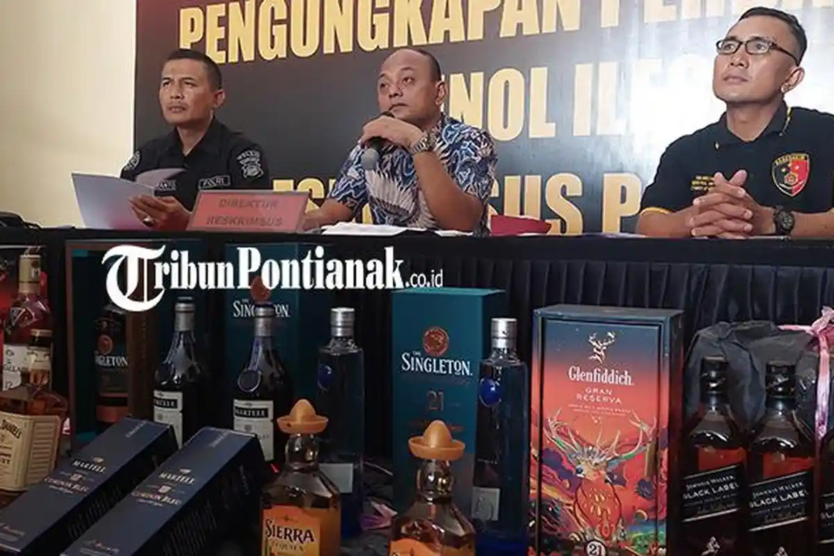 Deretan Kasus Minol Ilegal di Kalbar Sejak Tahun 2022 - 2023