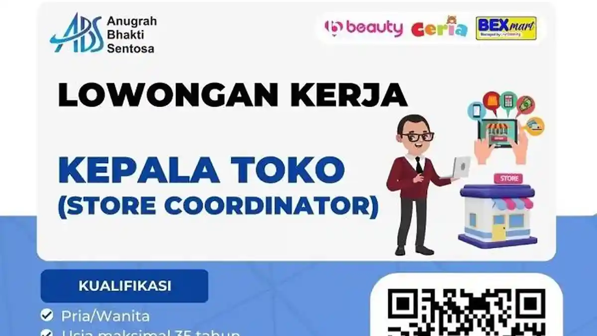 3 Posisi Lowongan Kerja Anugerah Bhakti Sentosa Kendari, Supervisor hingga Accounting, Link Daftar