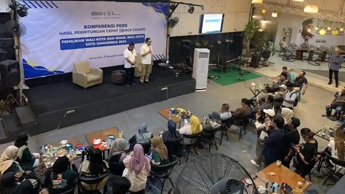 Quick Count Pilkada Samarinda versi LSI Denny JA, Andi Harun-Saefuddin Zuhri Unggul 87,47 Persen