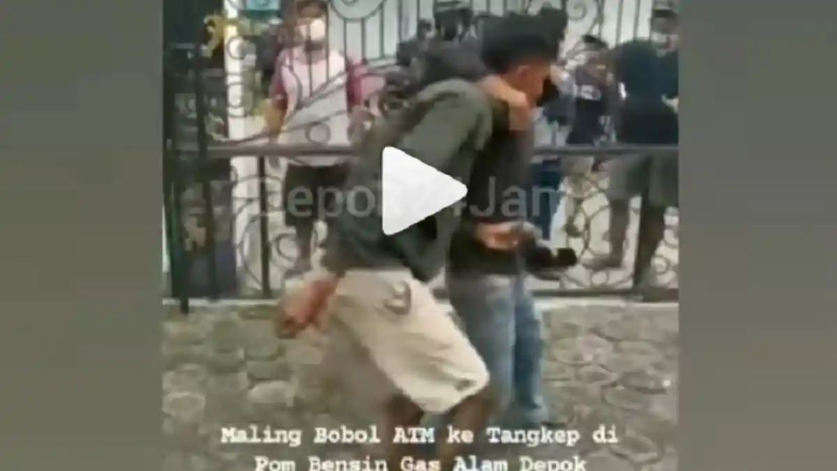 VIRAL di Medsos, Dua Pria Nekat Rampok Petugas Pengisi Uang di ATM SPBU Gas Alam