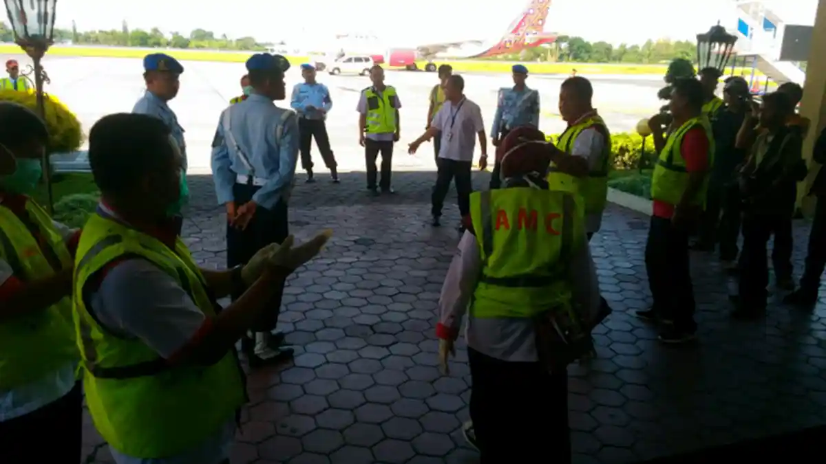 Hasil Tes Urine Awak Garuda, Citilink dan Lion Air di Bandara Adisutjipto Negatif Narkoba