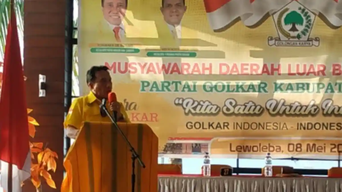 Yohanes de Rosari Menangis Diusung Golkar Maju Pilkada Lembata 2024