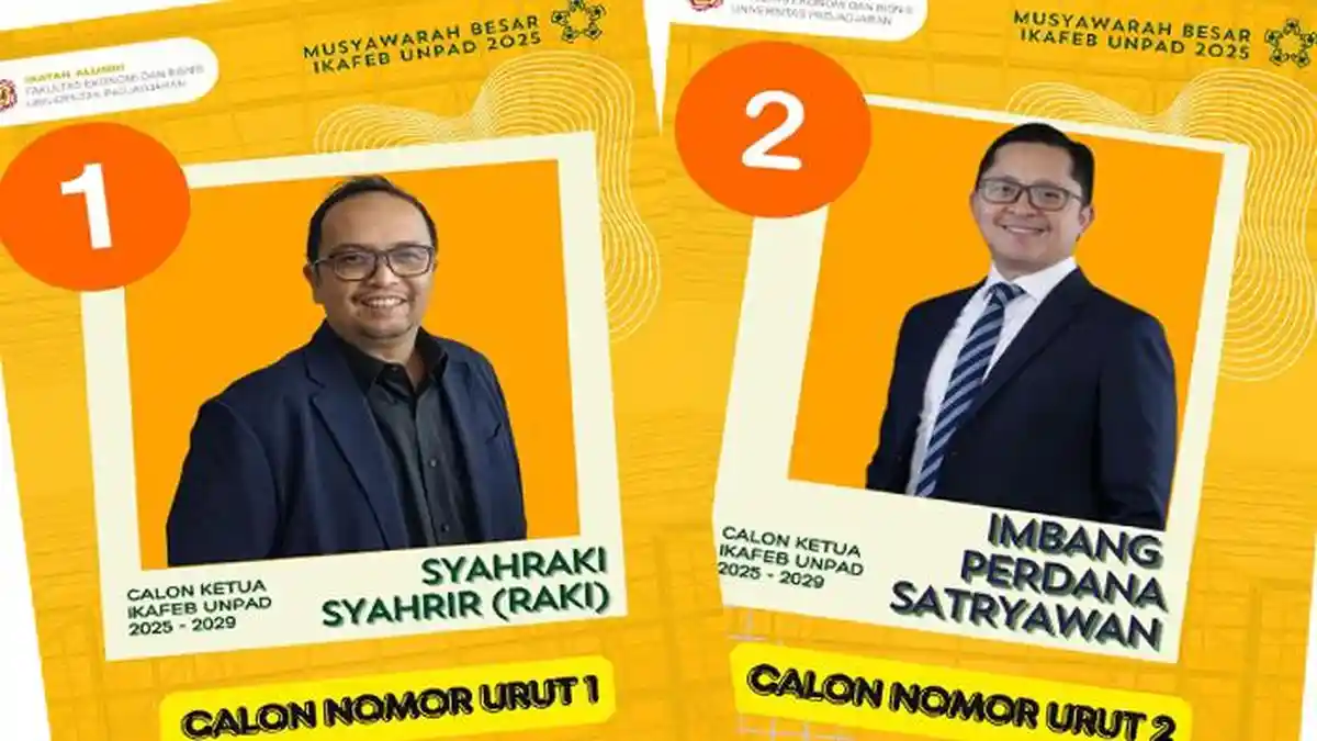 Syahraki dan Imbang Jadi Calon Ketua Umum IKAFEB Unpad, Kampanye Visi Misi & Program Hingga 16 April