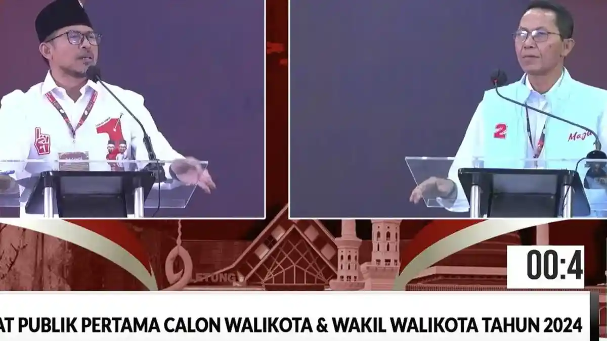 Debat Pilkada Batam Sengit, Nuryanto Singgung Pelat Mobil Palsu, Amsakar Beri Klarifikasi