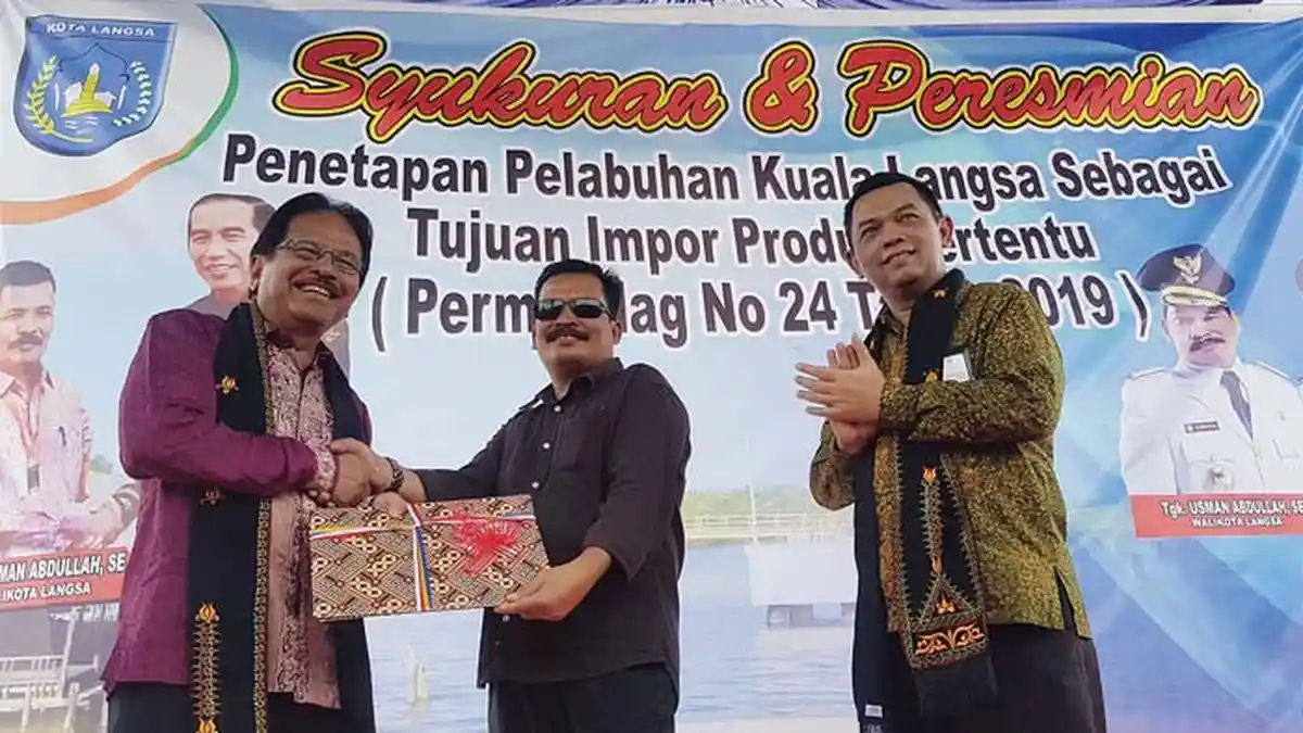 Kuala Langsa Resmi Jadi Pelabuhan