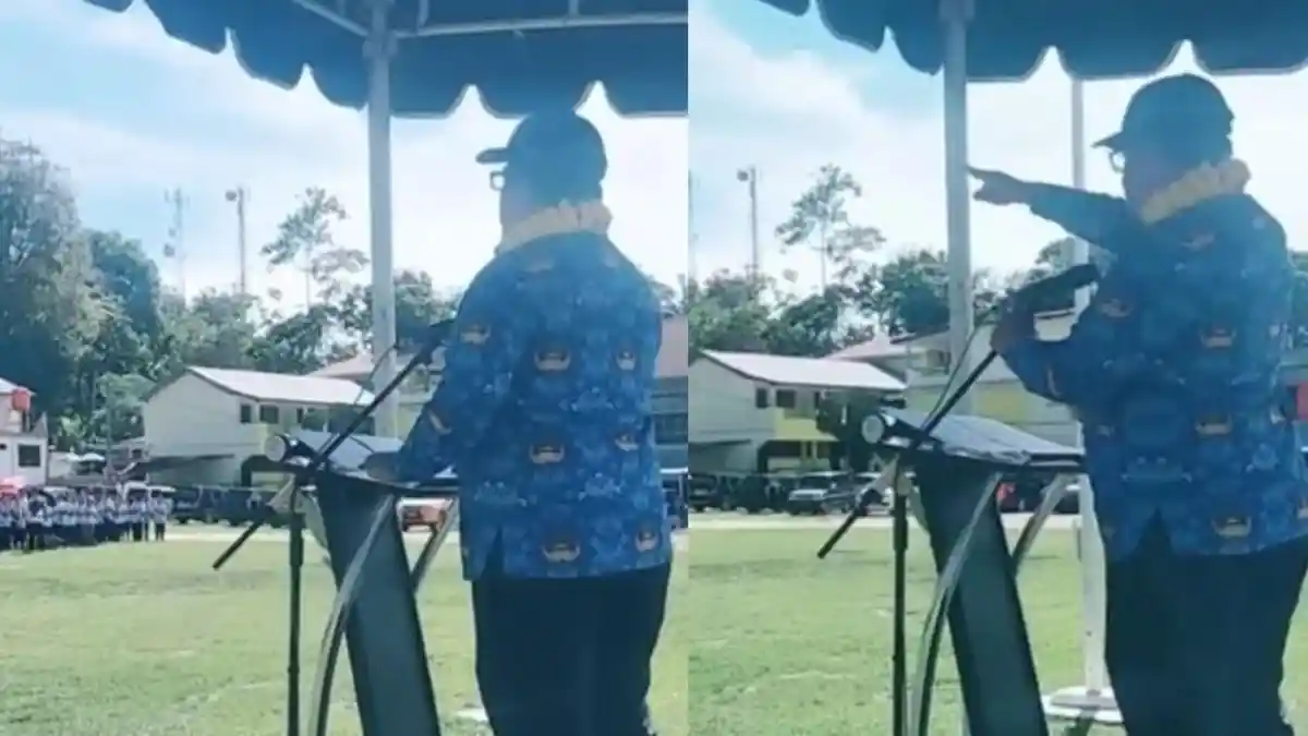'Guru Apa Kalian Ini?' Bupati Samosir Ngamuk, Para Guru Kepergok Duduk Sambil Merokok saat Upacara