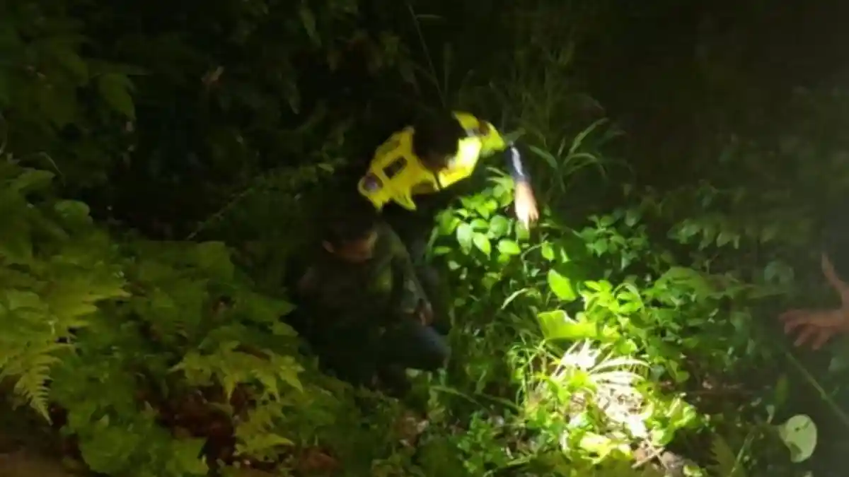 Diduga Akibat Mengantuk, Sepeda Motor Terjun ke Parit di Puncak Bogor Sebabkan 2 Orang Luka-luka