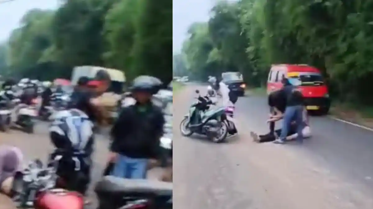 Kecelakaan Beruntun Libatkan 10 Kendaraan di Rangkasbitung, Diduga Akibat Ceceran Tanah Galian C