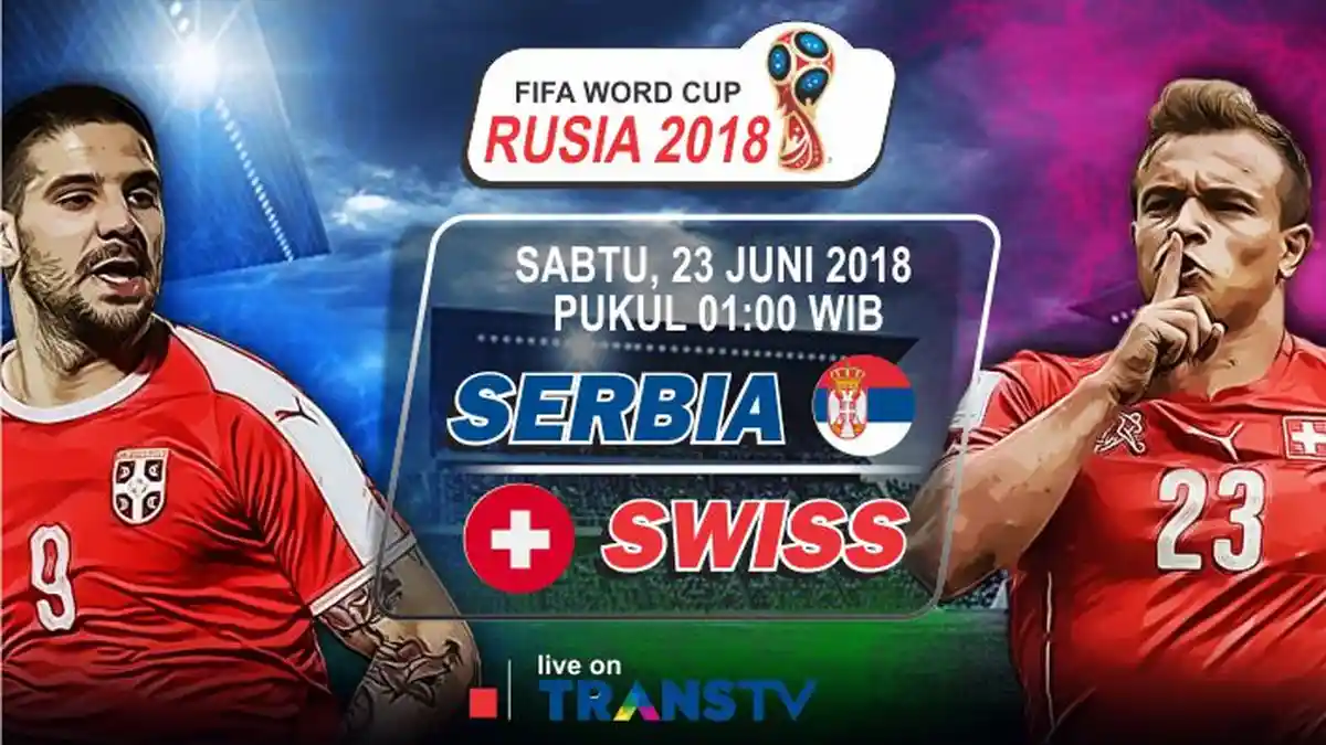 GRAFIS: Serbia vs Swiss: Memastikan Tiket 16 Besar