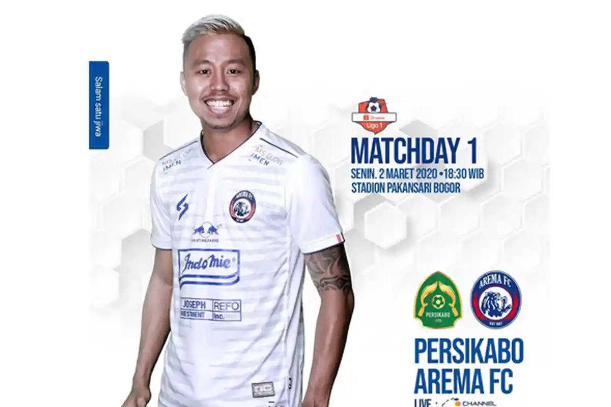 Live Streaming Vidio.com PS Tira Persikabo vs Arema FC Senin 2/3 Jam 18.30 WIB di Stadion Pakansari