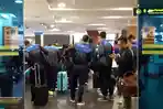 VIDEO-- Suasana Saat Skuat Persib Bandung di Bandara Husein Sastranegara