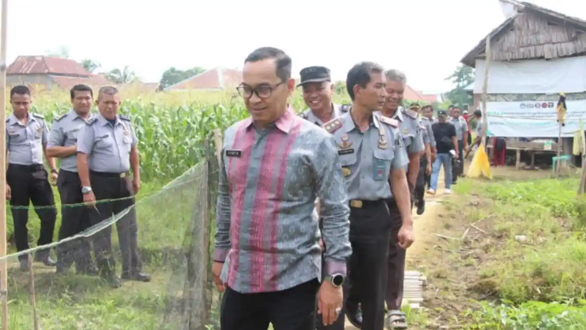 Warga Binaan Lapas Kendari Belajar Teknologi Pertanian Terintegrasi dari Dirjen Pemasyarakatan