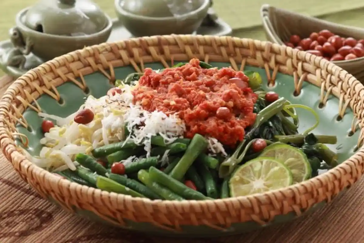 Resep Plecing Kangkung Enak, Cukup Masak Kangkung 30-60 Detik