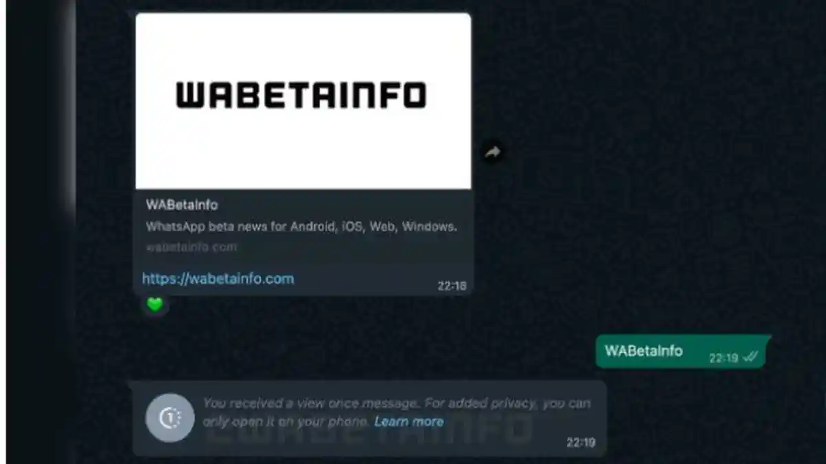 Kenapa Fitur View Once atau Pesan Sekali Lihat di WhatsApp Web Dihapus?