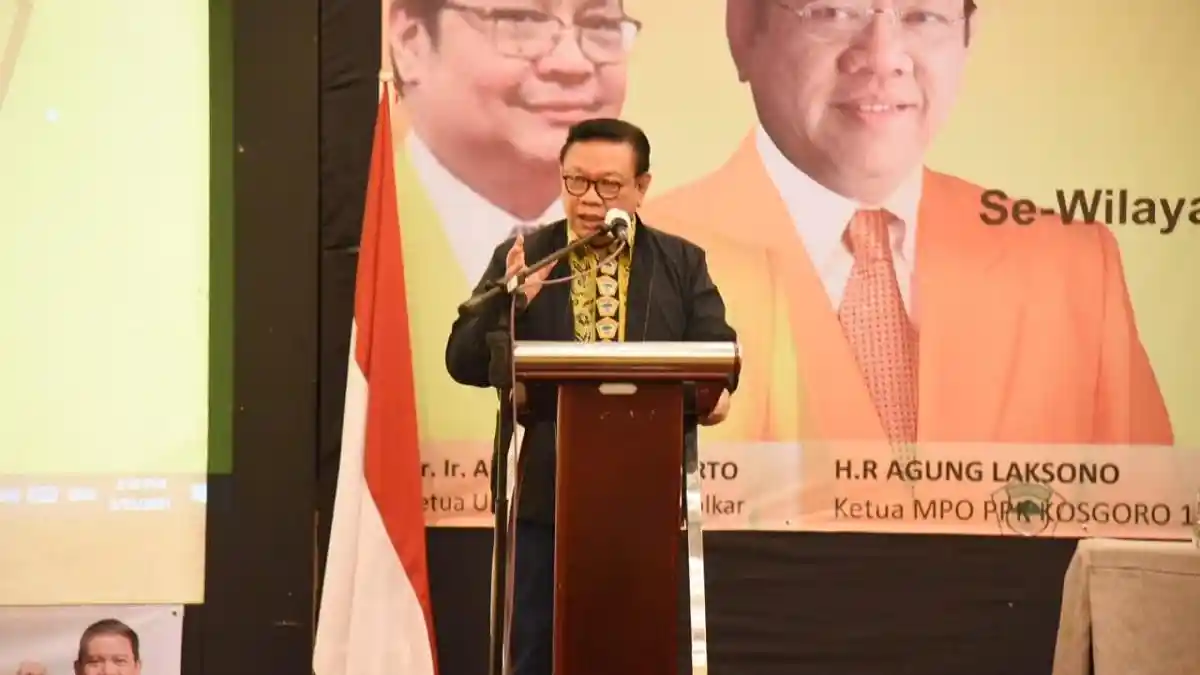 Agung Laksono Ingatkan Kader Golkar Jaga Kekompakan dari Upaya Gangguan Soliditas