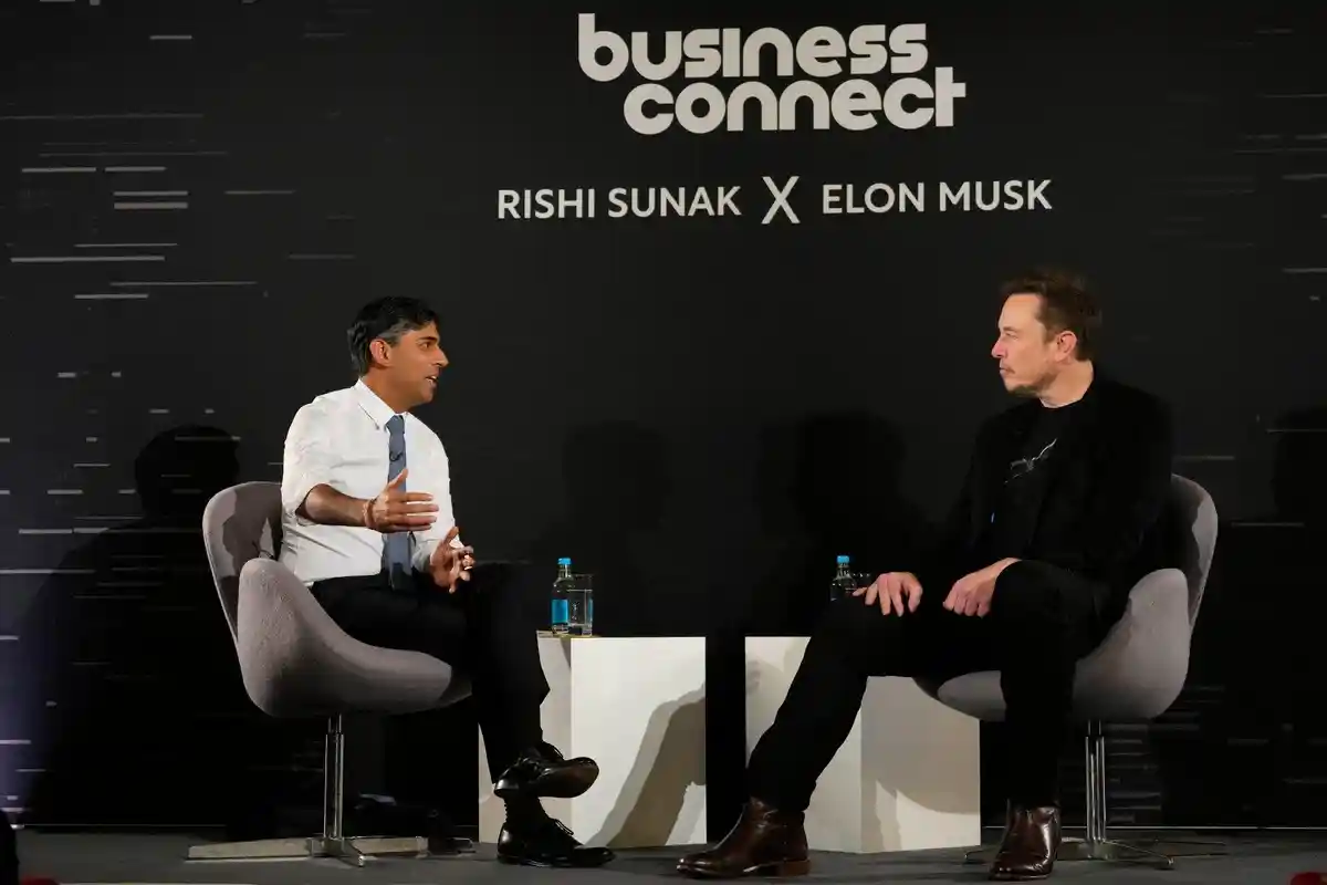 Elon Musk dan Rishi Sunak Bahas Risiko AI dan Dampaknya pada Pekerjaan
