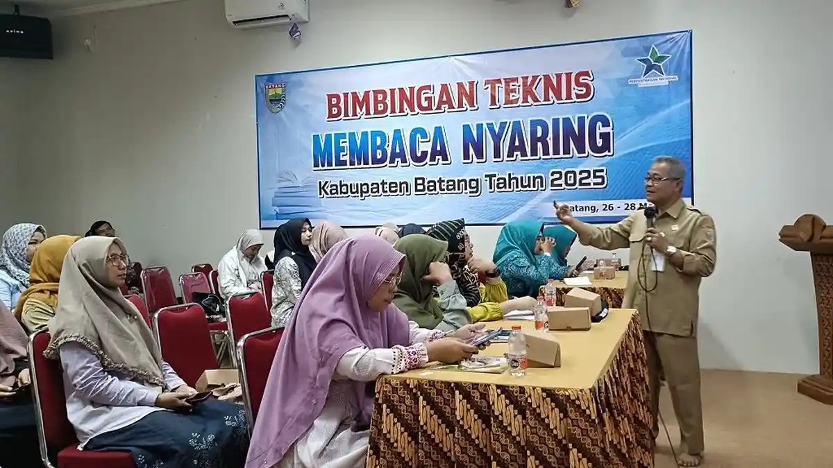 Read Aloud, Jurus Disperpuska Batang Gairahkan Literasi Sejak Dini