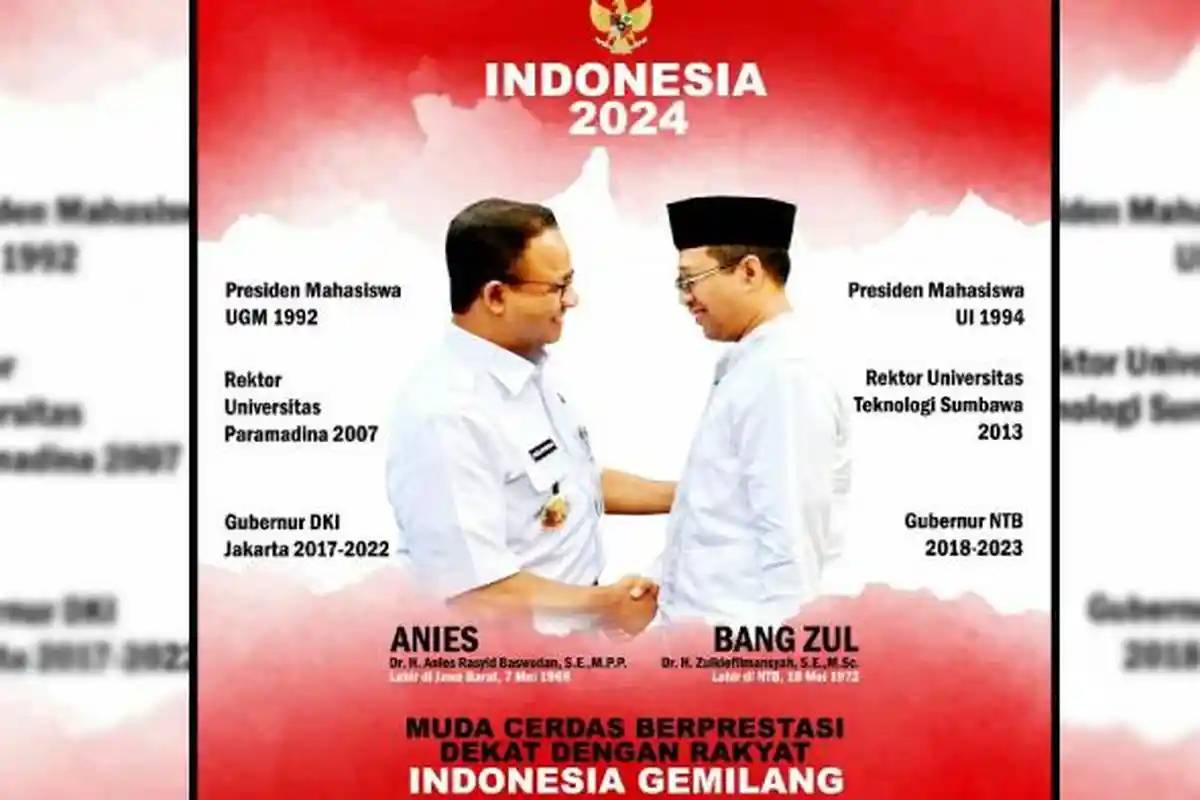 Gubernur NTB Disebut Layak Dampingi Anies di Pilpres 2024, Bang Zul: AHY Lebih Pas