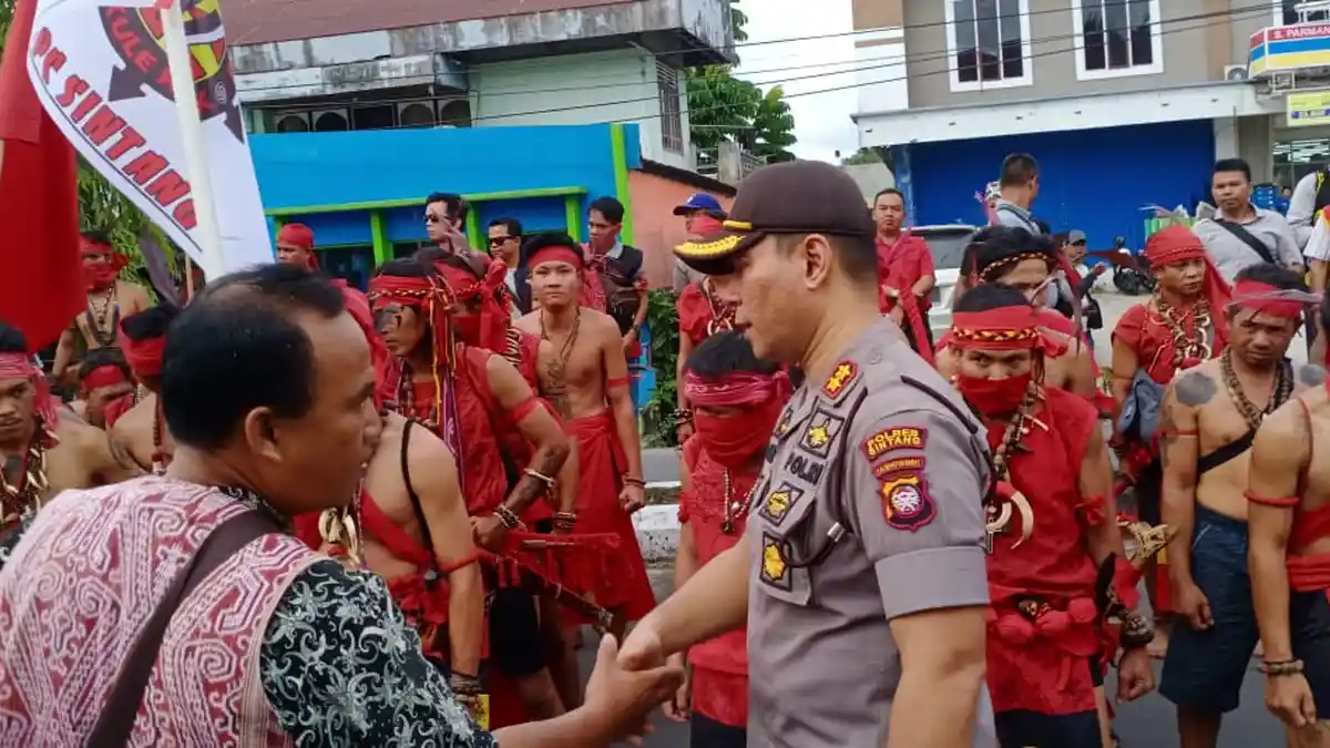 Kapolres: Aksi Damai Bela Peladang Berjalan Kondusif