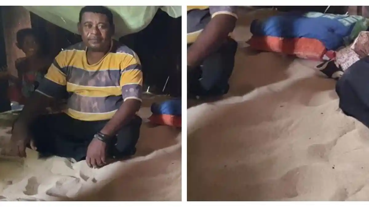 Kisah Pria Asal Sorong, 20 Tahun Hidup di Rumah Hanya Beralaskan Pasir, Begini Kondisinya Kini