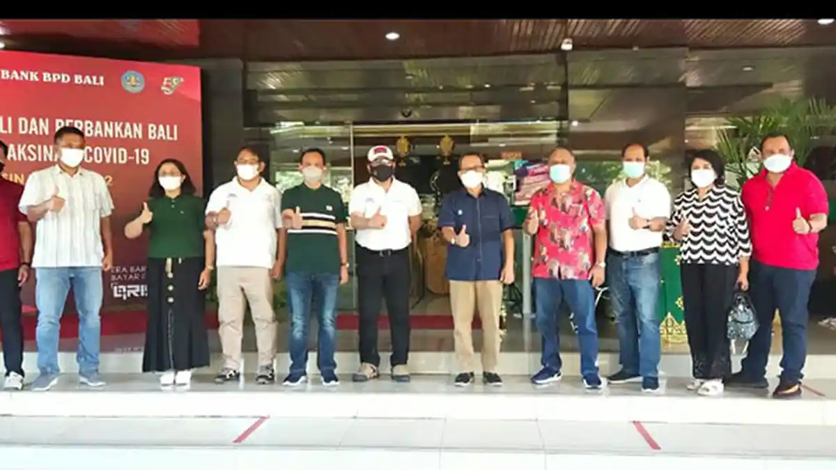 Guna Mempercepat Pemulihan Ekonomi Bali, Pegawai Perbankan se-Bali Dukung Program Vaksinasi Covid-19