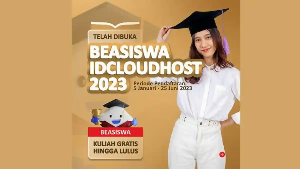 Link Pendaftaran Beasiswa IDCloudHost 2023, Kesempatan Kuliah S1 di Telkom University Gratis