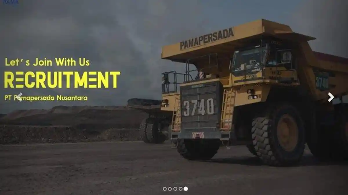 PT Pamapersada Nusantara Buka Rekrutmen Fresh Graduate, Ini Cara Daftar dan Syaratnya