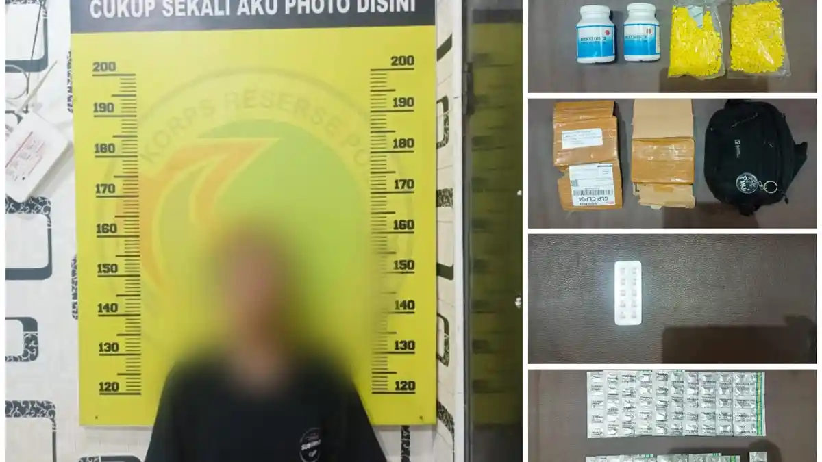 Edarkan Ribuan Obat Berbahaya, Pria Asal Sidareja Cilacap Diamankan Sat Resnarkoba Polresta Cilacap
