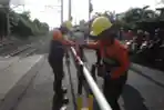 KAI Benahi Lintasan Ampera Bekasi Timur Pasca Kecelakaan Kereta