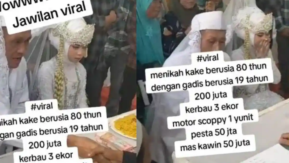 Pantas Gadis Remaja Mau Menikahi Kakek 80 Tahun, Ternyata Maharnya Fantastis!