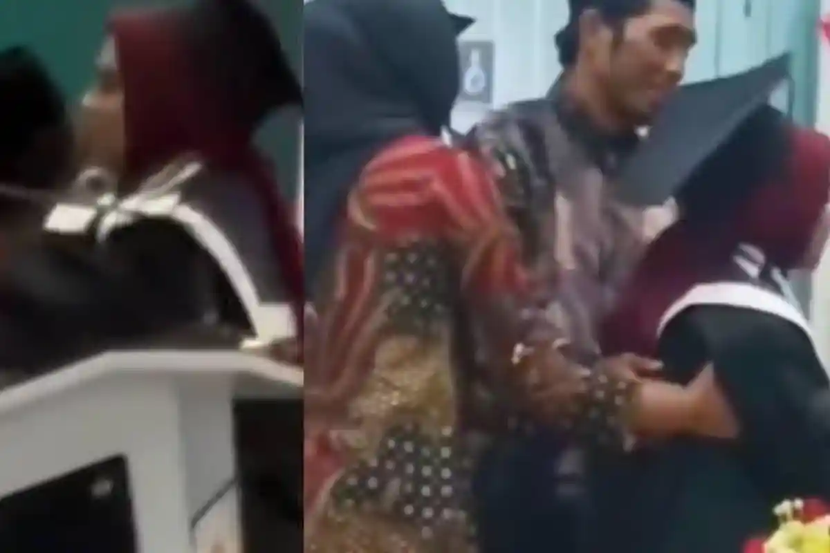 VIRAL Kisah Yeni Digendong Ayah Saat Hendak Terima Ijazah, Sempat Terancam Gagal Wisuda