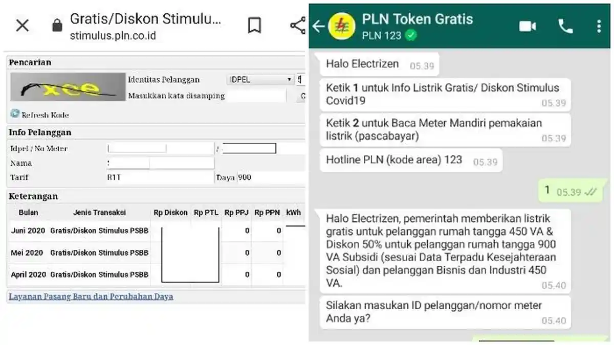 LOGIN WWW.PLN.CO.ID Dapat Token Listrik Gratis PLN Bulan Juni, Bisa via WA 08122123123