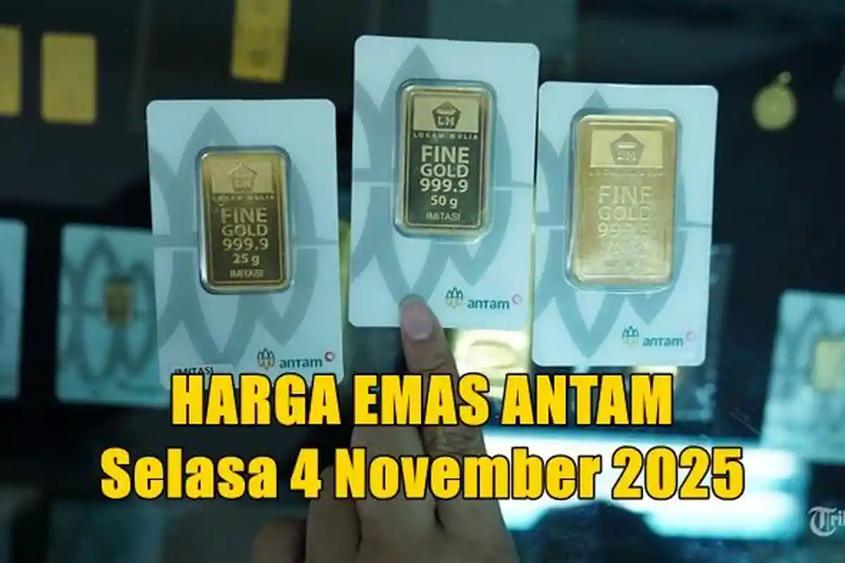 Harga Emas Antam Hari Ini Selasa 4 November 2025