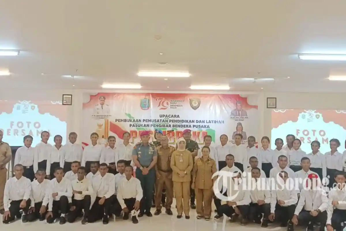 Paskibraka Papua Barat Daya 2024 Mulai Jalani Pendidikan dan Pelatihan Selama 17 Hari