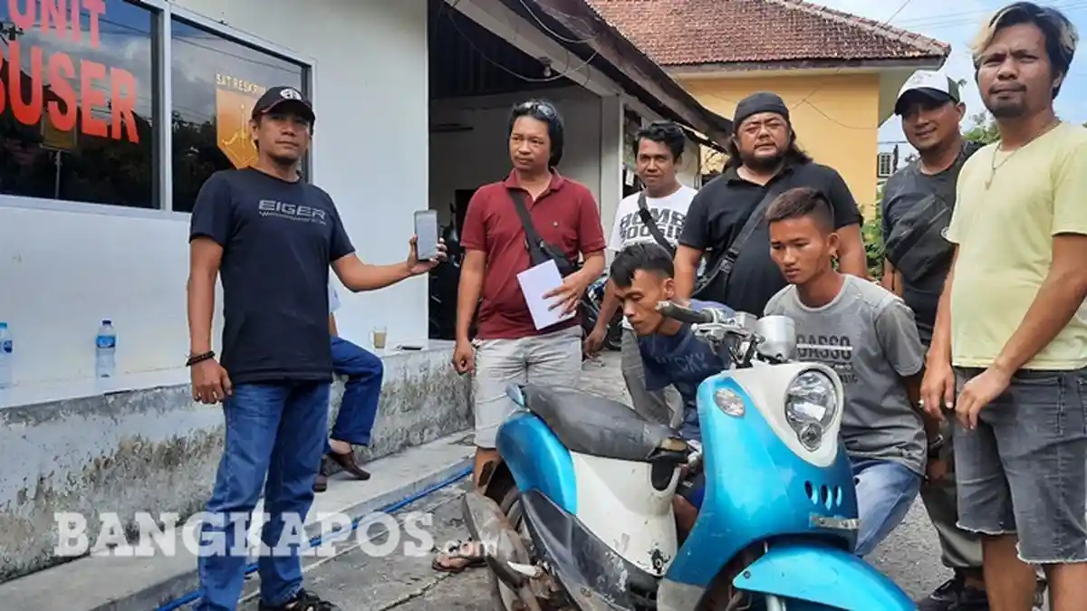 Dua Pemuda Asal Sumsel Mencuri Handphone Ditangkap Tim Opsnal Polres Pangkalpinang