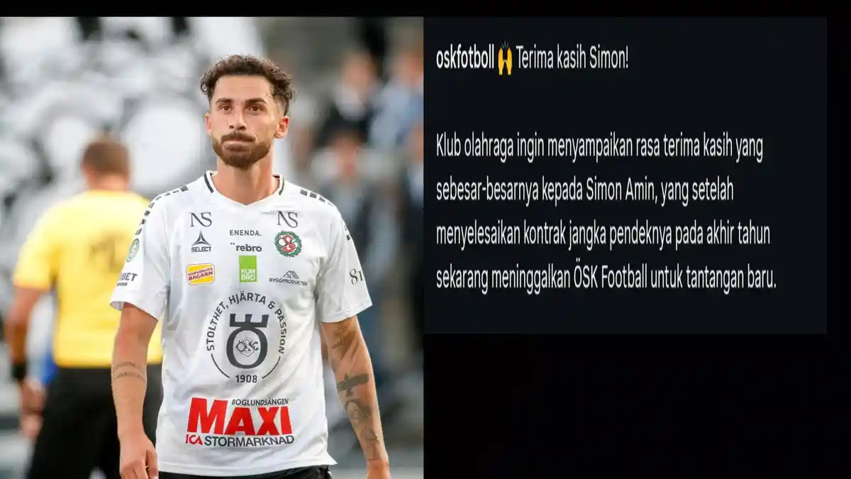 Fix Simon Amin Gabung PSM Makassar? Umumkan Berpisah dengan Klub Lamanya Orebro SK Soder