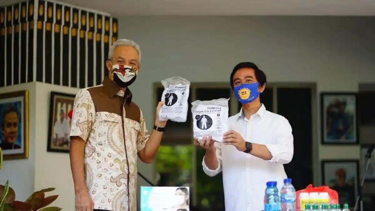 Pesan Ganjar Pranowo untuk Gibran di Pilkada Solo: 'Harus Menang'