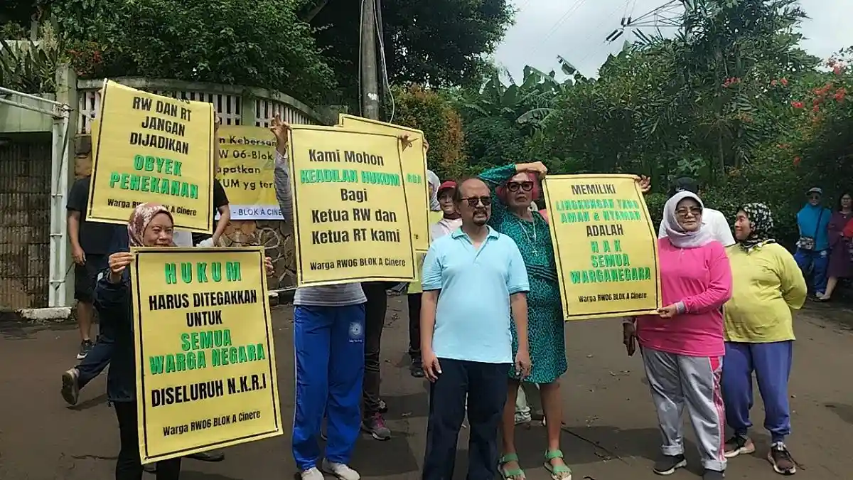 Ini Duduk Perkara 10 Pengurus RT/RW di Cinere Depok Digugat Rp 40,8 Miliar oleh Pengembang
