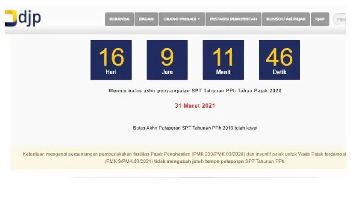 Cara Lapor dan Panduan Mengisi SPT Tahunan PPh Secara Online, Akses djponline.pajak.go.id