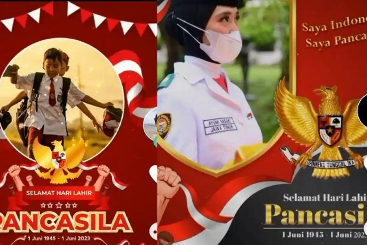 15 Template CapCut Hari Lahir Pancasila 2023, Pakai Twibbon Video dan Bagikan ke WA atau IG