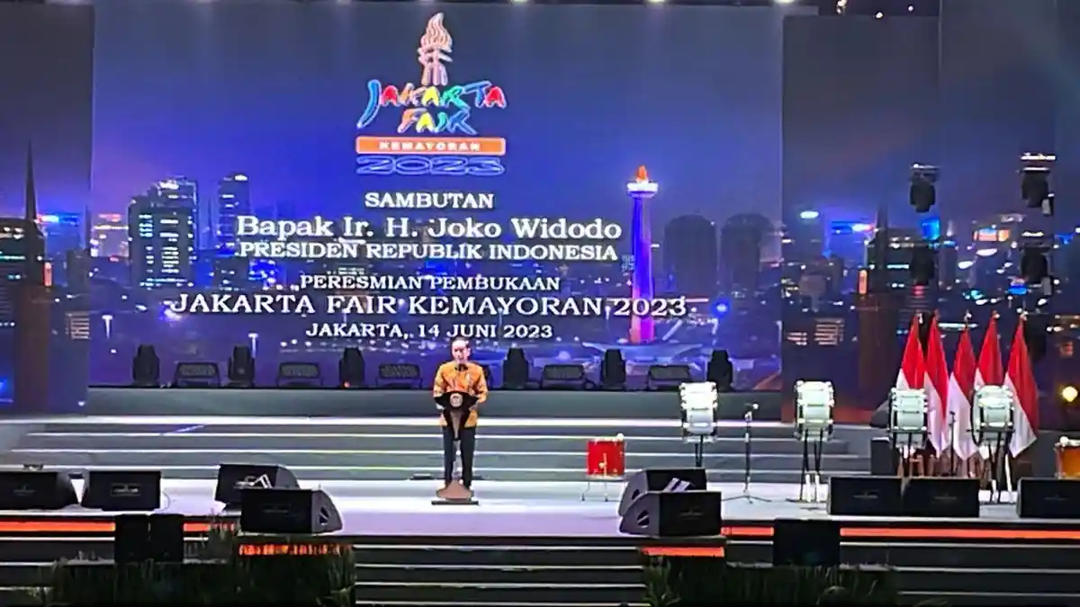 Pesta Kembang Api Awali Kemeriahan Pembukaan Jakarta Fair 2023