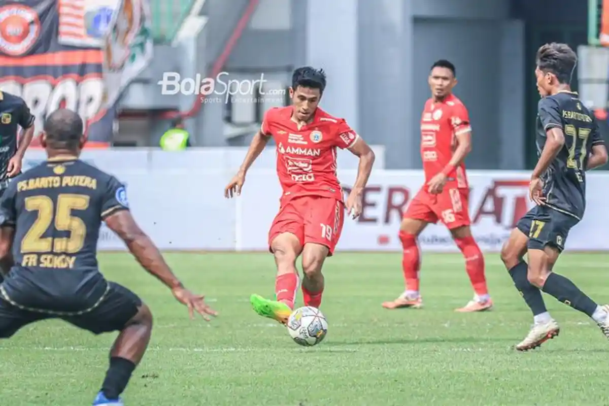 Hasil Babak Pertama Persija Jakarta vs Arema FC: Hanif Bawa Macan Kemayoran Unggul Lagi, Skor 2-1